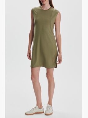 Varley Naples 31.5 Dress Dusky Green SZ XL